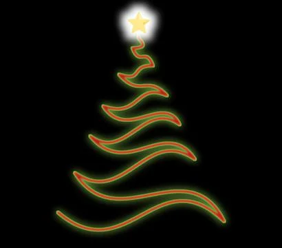 Christmas tree and star background, perfect for templates and more. イラスト素材