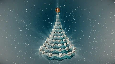 Christmas tree animation. 動画素材 57958623
