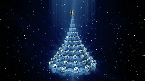 Christmas tree animation. Stock Footage 57959935