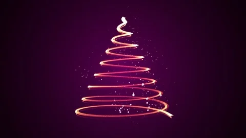 Christmas tree animation Stock Footage 69217922