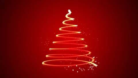 Christmas tree animation Stock Footage 69217925