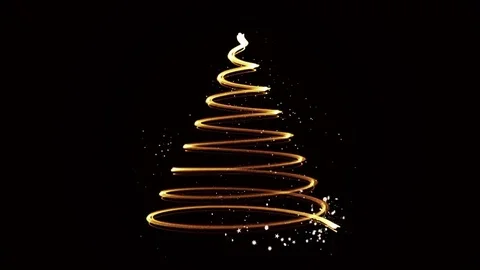 Christmas tree animation Stock Footage 69217960