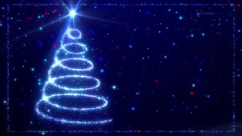 Christmas tree animation Stock Footage 227231910