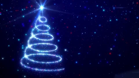 Christmas tree animation Stock Footage 227231913