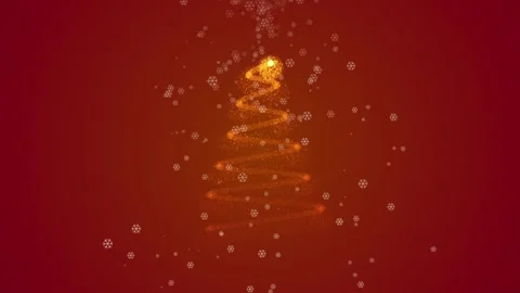 Christmas Tree Animation Stock Footage 297771299