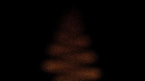 A christmas tree animation on a neutral background Stock-Footage 97924008
