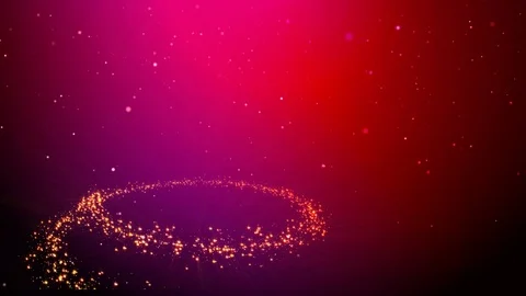 Christmas tree animation, winter snowing background Stock Footage 100079953