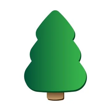 Christmas tree art Illustrazione stock