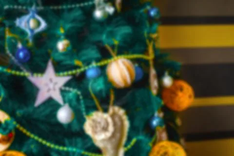 Christmas tree backdrop Stock Photos