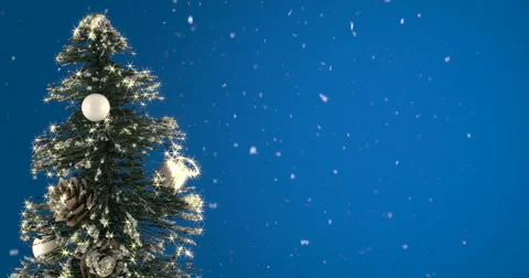 Christmas tree background 02 Stock Footage 45012194