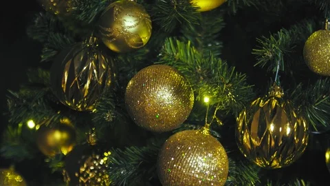 Christmas tree background 4K Stock Footage 98793240