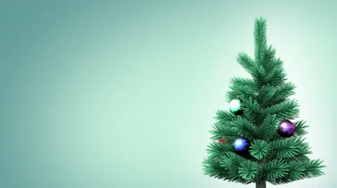 Christmas tree background Stock-Footage 33253396