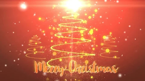 Christmas Tree Background Stock Footage 83267735