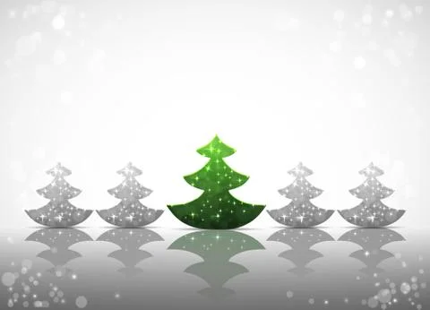 Christmas tree background Stock Illustration