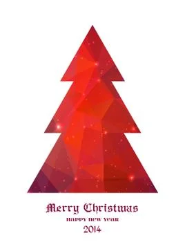 Christmas tree background Stock Illustration