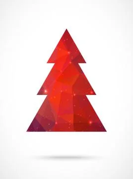 Christmas tree background Stock Illustration