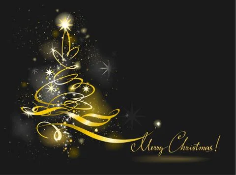 Christmas tree background Stock Illustration