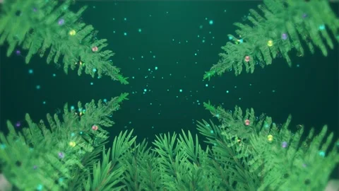 Christmas Tree Background Loop 스톡 동영상 344024387