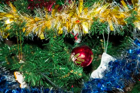 Christmas tree background Stock Photos