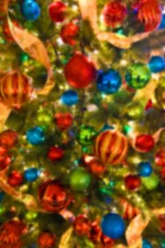 Christmas Tree Background Stock Photos