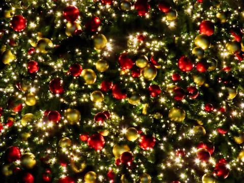 Christmas tree background Stock Photos