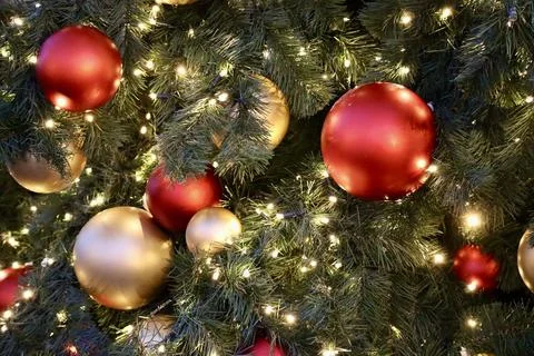 Christmas tree background Stock Photos