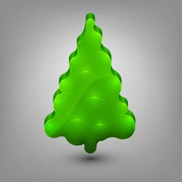 Christmas tree. Background. Vector illustration Stock Illustration