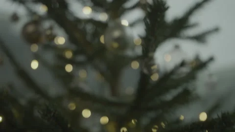 Christmas tree ball decoration Video stock 229141282