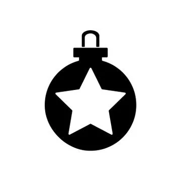 Christmas tree ball icon element of christmas icon for mobile concept and web Stock Illustration