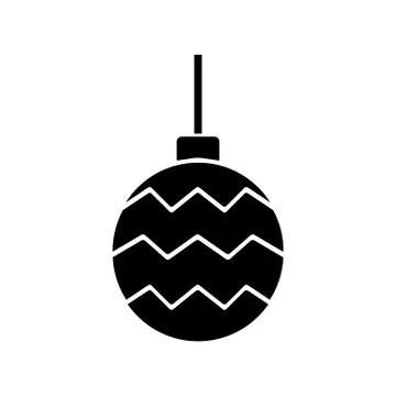 Christmas tree ball icon element of christmas icon for mobile concept and web Stock Illustration