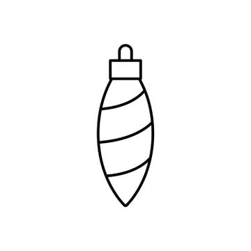 Christmas tree ball icon element of christmas icon for mobile concept and web Stock Illustration