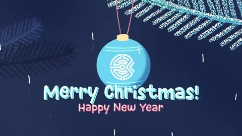 Christmas Tree Ball Logo for After Effects Stock After Effects