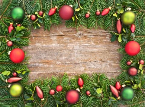 Christmas tree balls Stock Photos