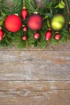 Christmas tree balls Stock Photos