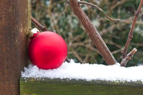 Christmas tree balls Stock Photos