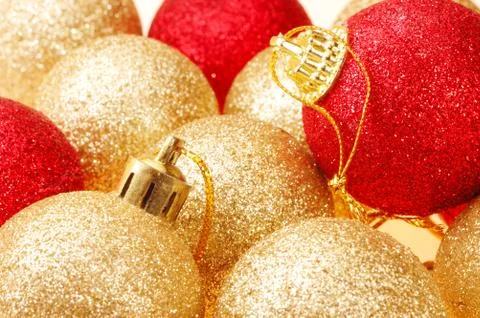 Christmas tree balls Stock Photos