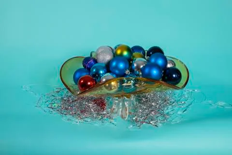 Christmas tree balls. 写真素材