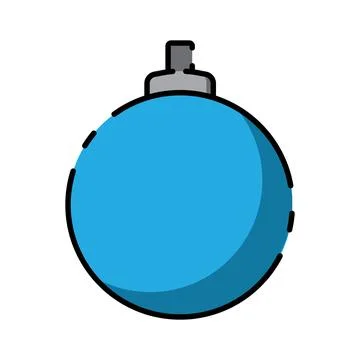 Christmas tree bauble icon vector Stock Illustration