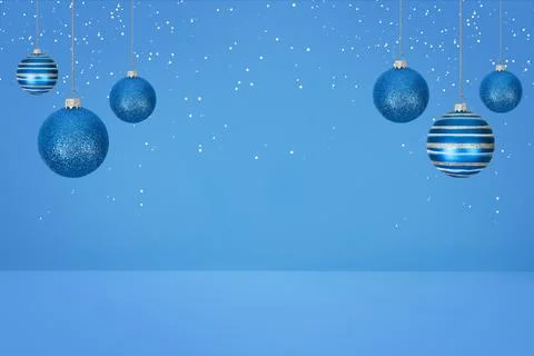 Christmas tree baubles Stock Illustration