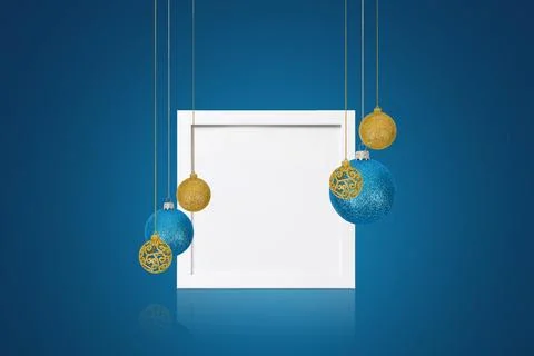 Christmas tree baubles Stock Illustration