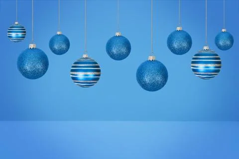 Christmas tree baubles Stock Photos