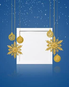 Christmas tree baubles Stock Photos