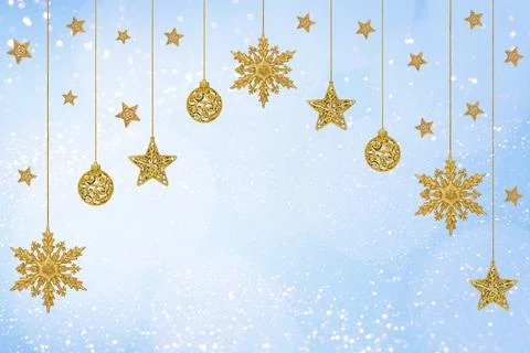 Christmas tree baubles Stock Photos