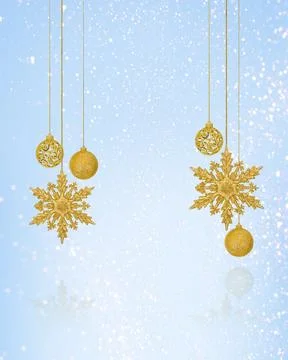 Christmas tree baubles Stock Photos