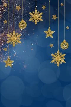 Christmas tree baubles Stock Photos