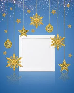 Christmas tree baubles Stock Photos
