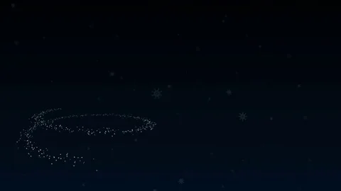 Christmas Tree. Beautiful Abstract Background Stock Footage 81849213