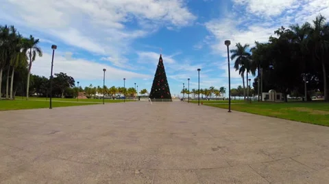 Christmas Tree at Bicentennial Park Vídeos de archivo 33227850