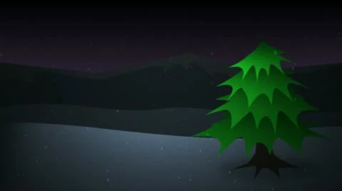 Christmas tree bkgd Stock Footage 12491706