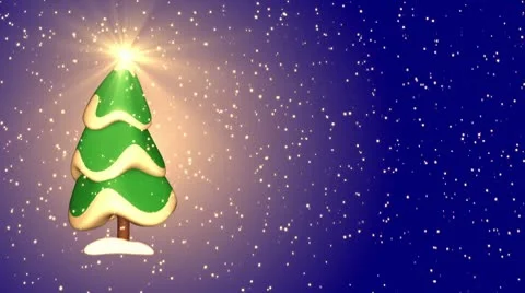 Christmas tree. Blue Stock Footage 8954446